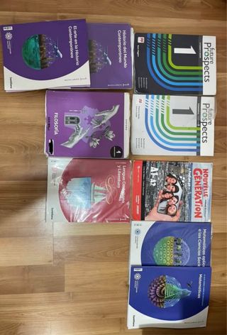Libros de primero de bachillerato
