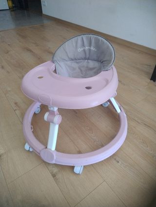 Andador bebé rosa - Babywalker