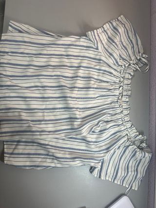 Blusa rayas azules y blancas
