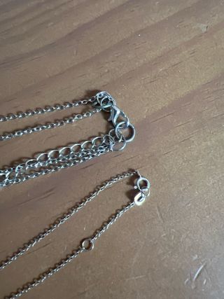 3 Colgantes: abeja (plata) & estrellas (bisuteria)