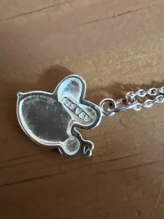 3 Colgantes: abeja (plata) & estrellas (bisuteria)