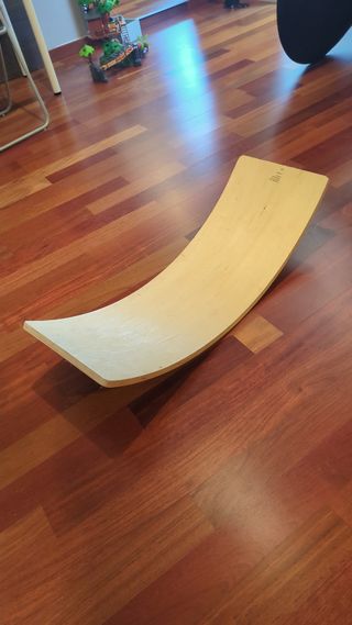 Tabla equilibrio Montessori madera