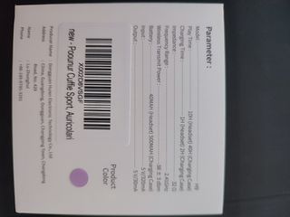 Auriculares inalámbricos Poounur - Morado