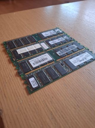3x RAM DDR1 Infineon, Kingston, Matrix