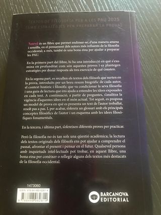 Noesi. Textos de filosofia per a les PAU 2025