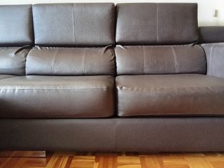 Sofá Chaise Longue Marrón Divatto