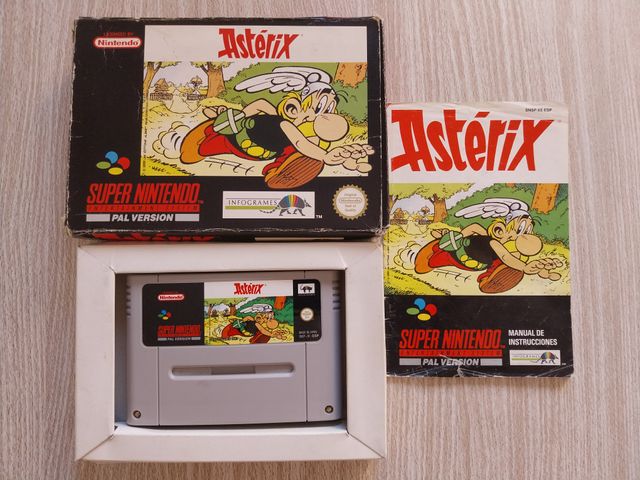 ASTERIX PAL ESPAÑA SUPER NINTENDO