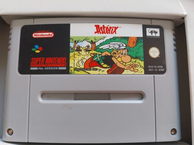ASTERIX PAL ESPAÑA SUPER NINTENDO