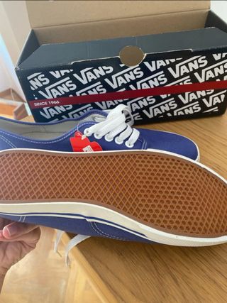 Zapatillas VANS azules mujer - Talla 38