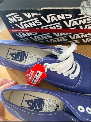 Zapatillas VANS azules mujer - Talla 38