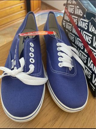 Zapatillas VANS azules mujer - Talla 38