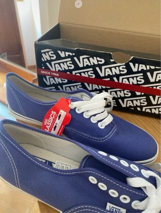 Zapatillas VANS azules mujer - Talla 38
