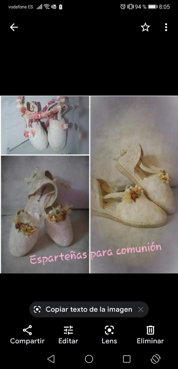 ZAPATOS DE COMUNION