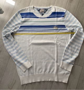 Jersey Tommy Hilfiger XXL - rayas azul blanco