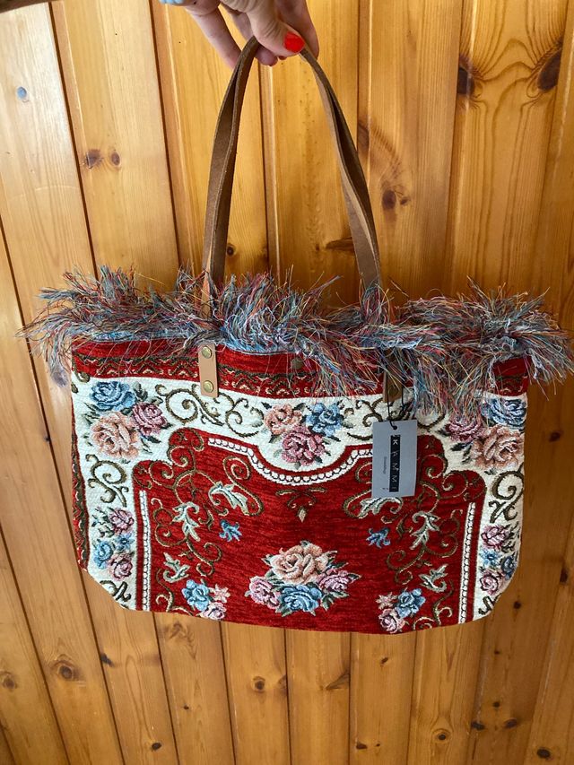 Borsa Tappeto Persiano - Rosso