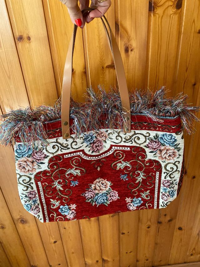 Borsa Tappeto Persiano - Rosso