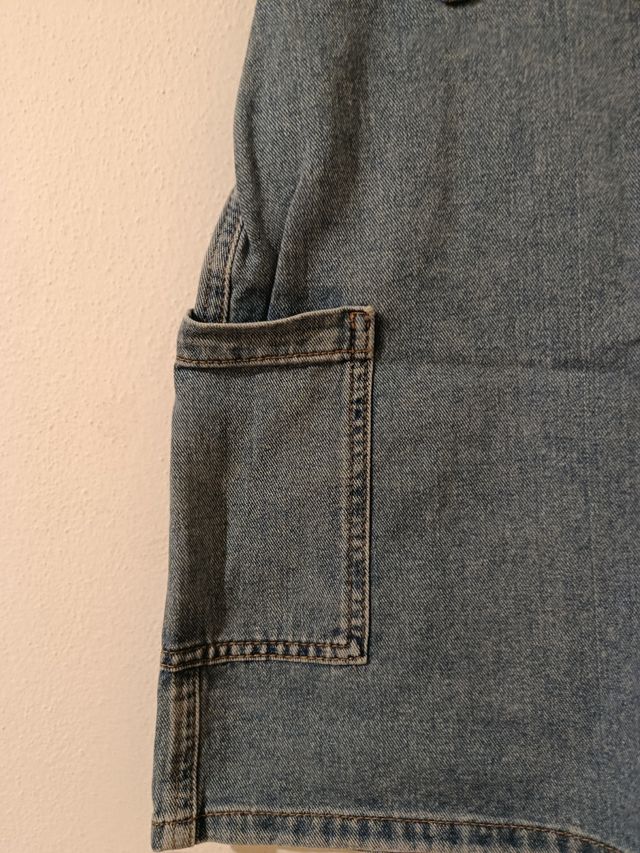 Gonna jeans denim cerniera