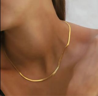 Elegante collana in oro 18k per uomo e donna