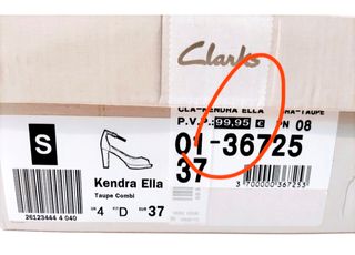 Tacones Clarks T37