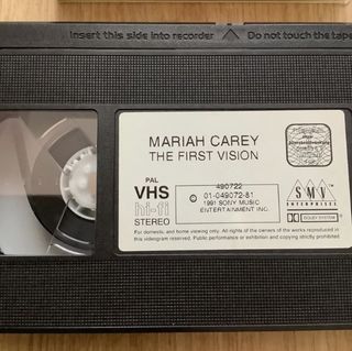 VHS Mariah Carey - La prima visione