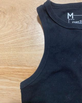 Crop top negro FSN Sister - Talla M
