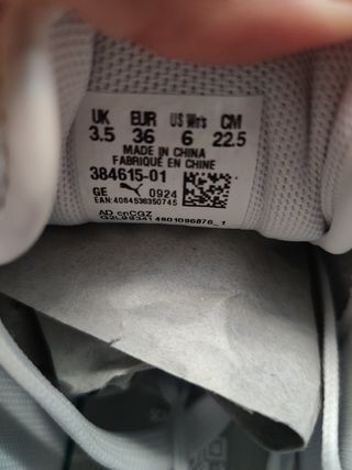 Zapatillas Puma blancas plataforma