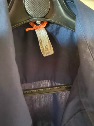 Camicia blu manica corta