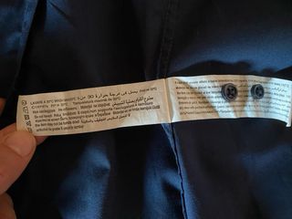 Camicia blu manica corta