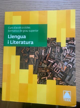 Llengua i literatura. Curs d'accés a cicles for...