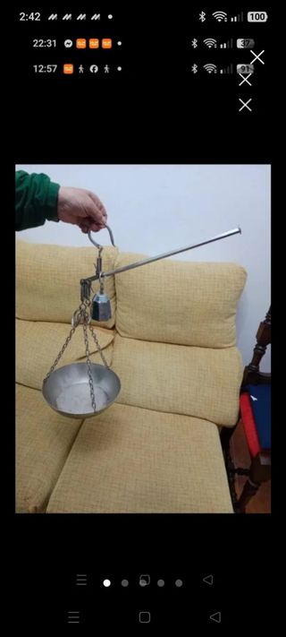 Báscula romana Nueva a estrenar