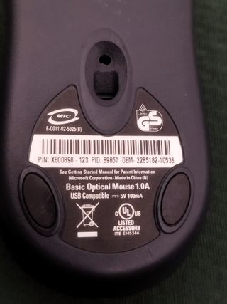 Ratón Microsoft - Blanco