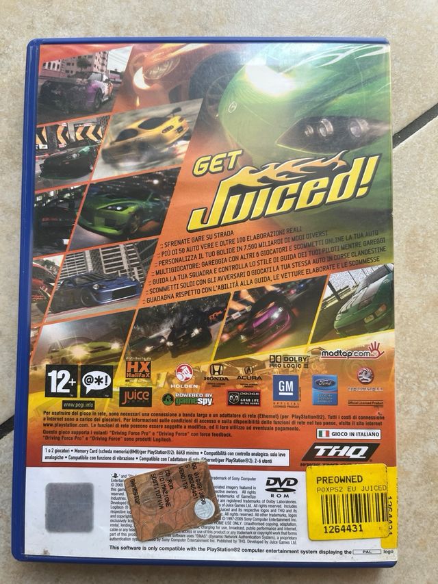 PS2 Juiced - Gioco Racing THQ