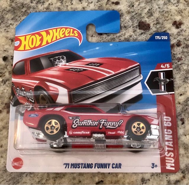 Hot Wheels ‘71 MUSTANG FUNNY CAR ROSSA 2025 1:64