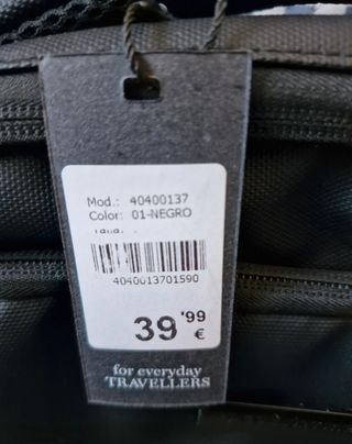 Mochila Paco Martínez a estrenar