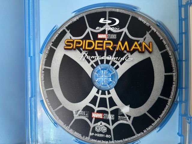 Blu-ray Spiderman Homecoming