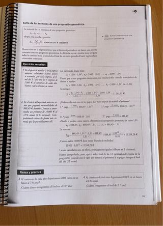 Matemáticas aplicadas a las Ciencias Sociales I.