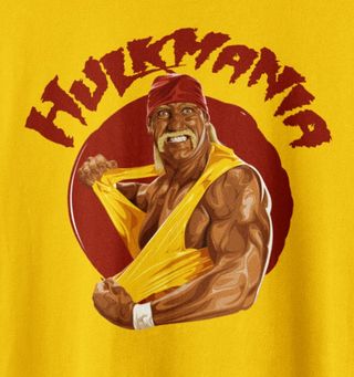 T-Shirt Hulk Hogan Amarela