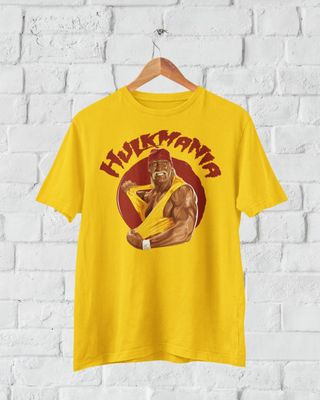 T-Shirt Hulk Hogan Amarela