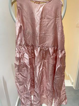 Vestido rosa mujer 
