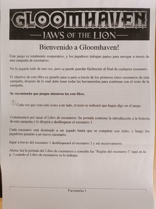 Gloomhaven: Jaws of the Lion edición en inglés 