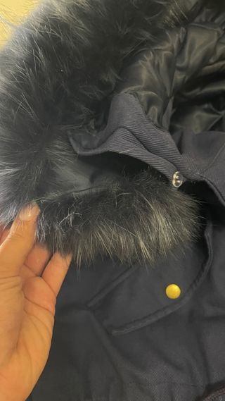 Parka Shein blu 