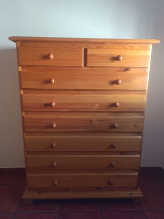 Sinfonier madera 8 cajones