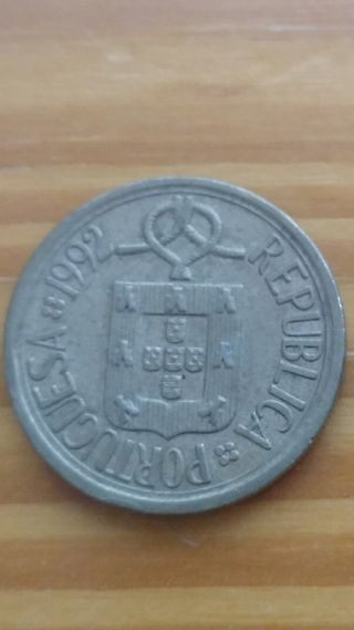 2 Monedas 10 Escudos Portugal 1992-1997