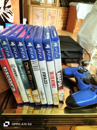 PS4 Slim 1000GB - Negra - Como nueva