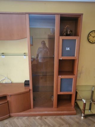 Mueble salón modular marrón