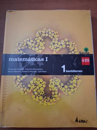Libro
MATEMÁTICAS I
