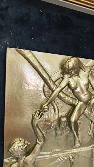 Bassorilievo Dalì - Scultura in bronzo