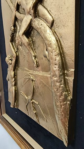 Bassorilievo Dalì - Scultura in bronzo