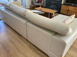 Sofá Chaise Longue kibuk blanco motorizado