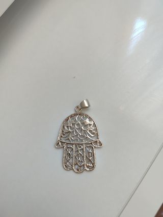 Colgante Mano de Fátima Plata